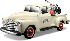 1:25 '50 CHEVY 3100 & 1:25 01' FLSTS HERITAGE SPRINGER
