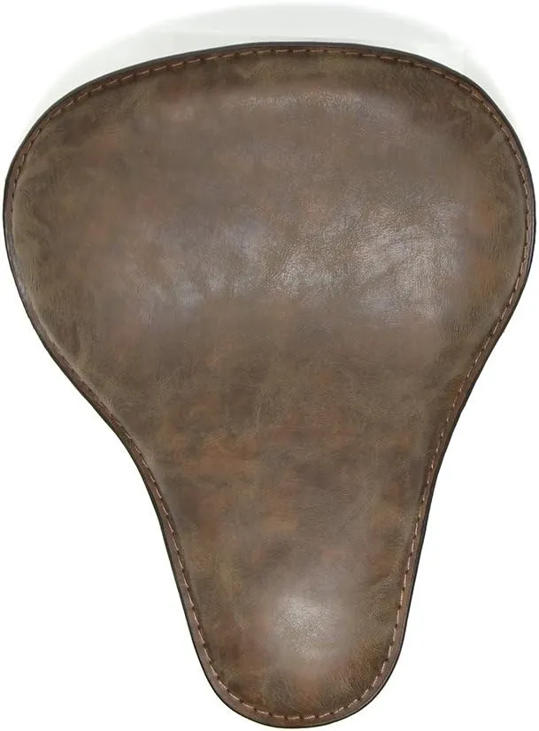 13" Brown Motorcycle Solo Seat Bracket Cushion for Harley Davidson Sportster