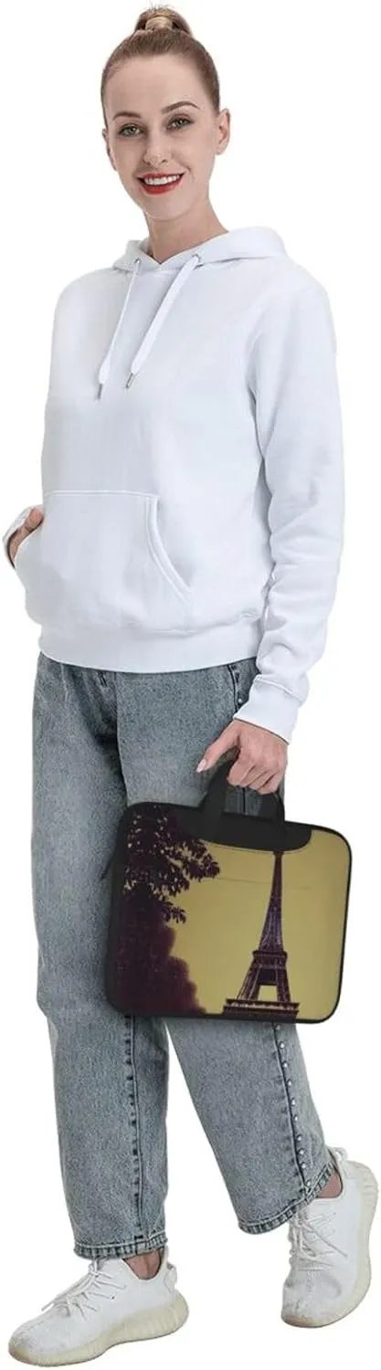 15.6-Inch Laptop Computer And Tablet Shoulder Bag Carrying Case,Business Casual,Outdoors Clare The Cliffs Print