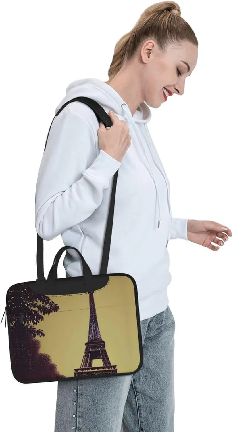 15.6-Inch Laptop Computer And Tablet Shoulder Bag Carrying Case,Business Casual,Outdoors Clare The Cliffs Print