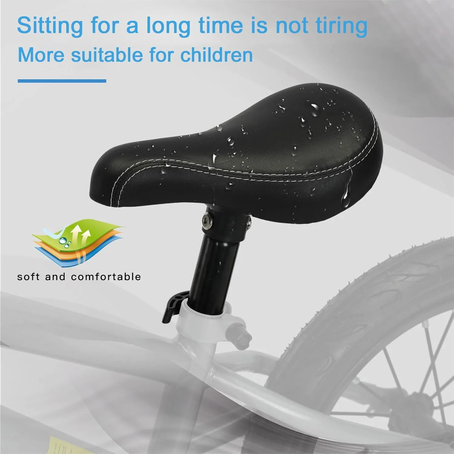 16 Inch Balance Bike for Big Kids Ages 4-8 Years Old Boys and Girls, No Pedal Sports Training Bicycle, Adjustable Seat Pneumatic Tires Quick Assembly