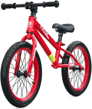 16 Inch Balance Bike for Big Kids Ages 4-8 Years Old Boys and Girls, No Pedal Sports Training Bicycle, Adjustable Seat Pneumatic Tires Quick Assembly