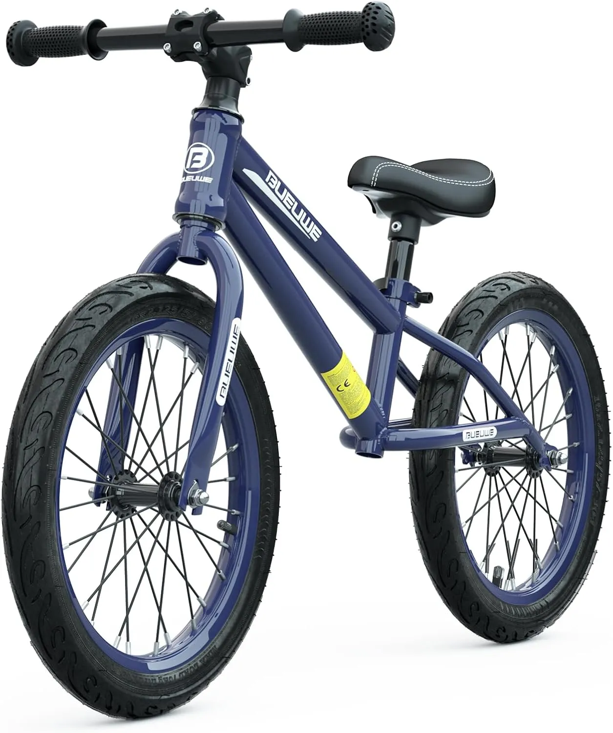 16 Inch Balance Bike for Big Kids Ages 4-8 Years Old Boys and Girls, No Pedal Sports Training Bicycle, Adjustable Seat Pneumatic Tires Quick Assembly