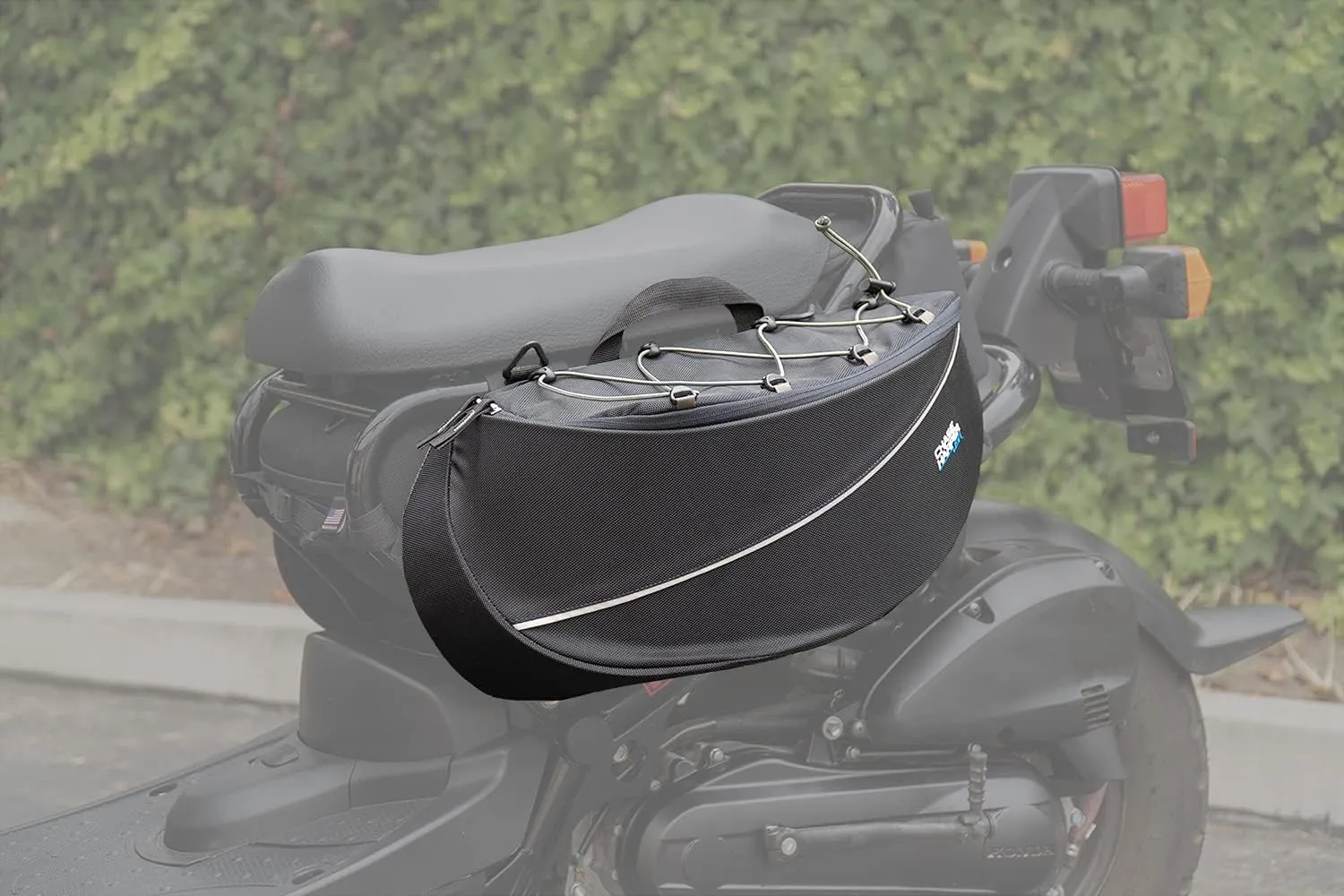 3005 Ruckus Saddle Bags - Compatible with All Honda Ruckus Model Years - Water-Resistant, Tear-Resistant, Industrial Grade Ballistic Nylon - Easy to Use Mounting System