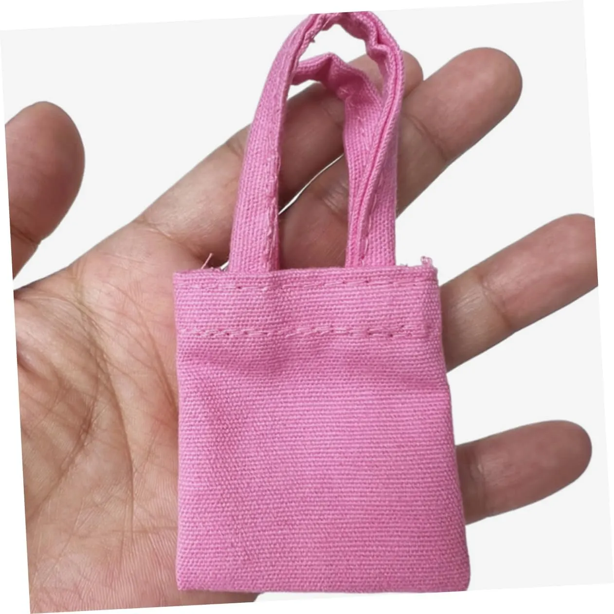 3sets 5pcs Miniature Canvas Bag DIY Doll House Accessories for Miniature Decor Dollhouse Enthusiasts 5pcs*3
