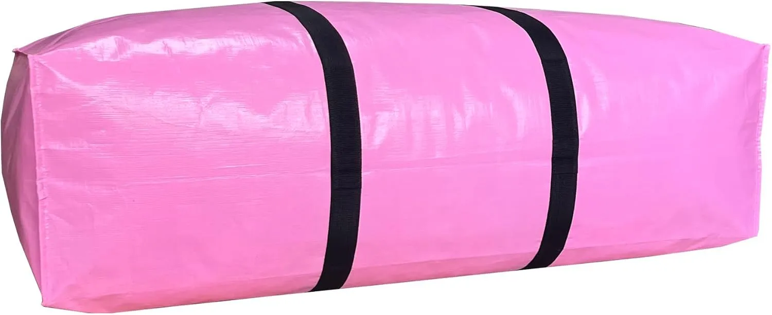 60 Gallon Extra Large Storage Bags Bins, Jumbo Moving Totes Storage Bags, Waterproof Foldable Big XXL Duffle Bag for Travel, 42x23x13.5inch