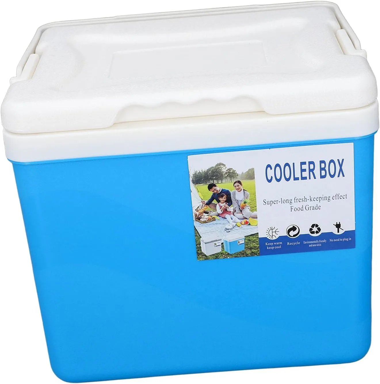 6L Large Capacity Portable Cooler Box, Multifunctional Insulated Hard, Keeps Food freshest and Drinks Cool, Ideal for Outdoor Activities