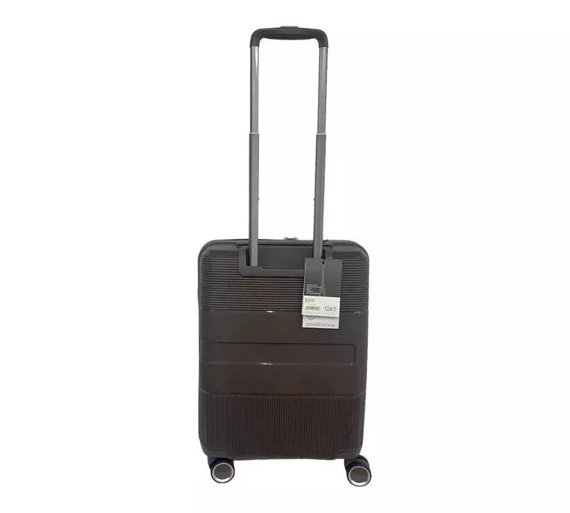 8 Wheel PP Lightweight Hard Shell Luggage Cabin Suitcase