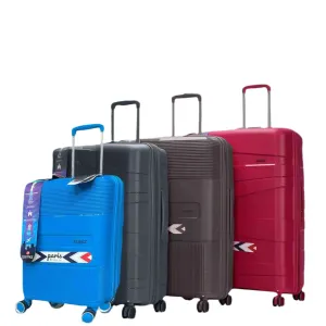 8 Wheel PP Lightweight Hard Shell Luggage Cabin Suitcase