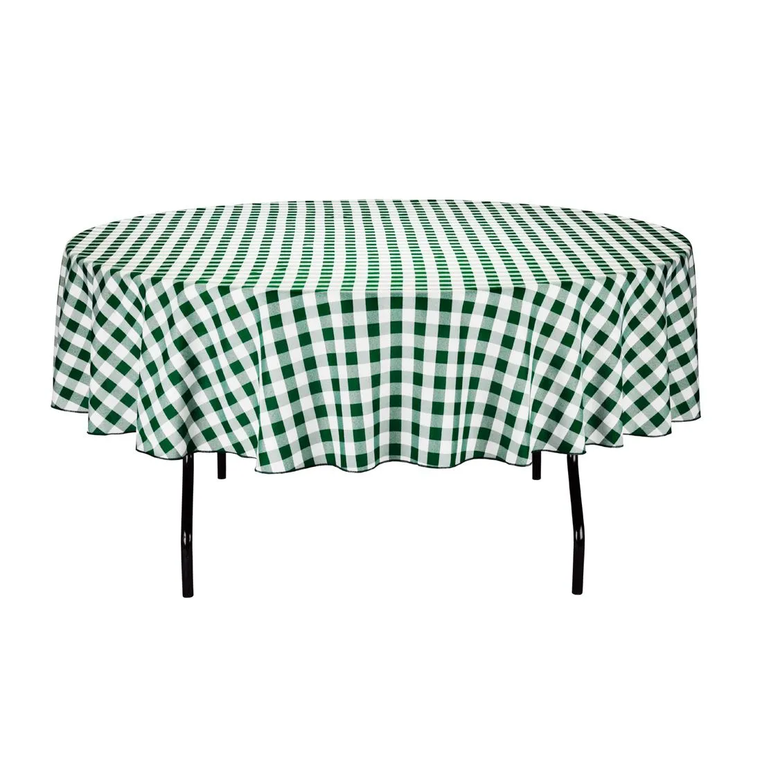 90 in. Round Tablecloth Checkered (4 Colors)