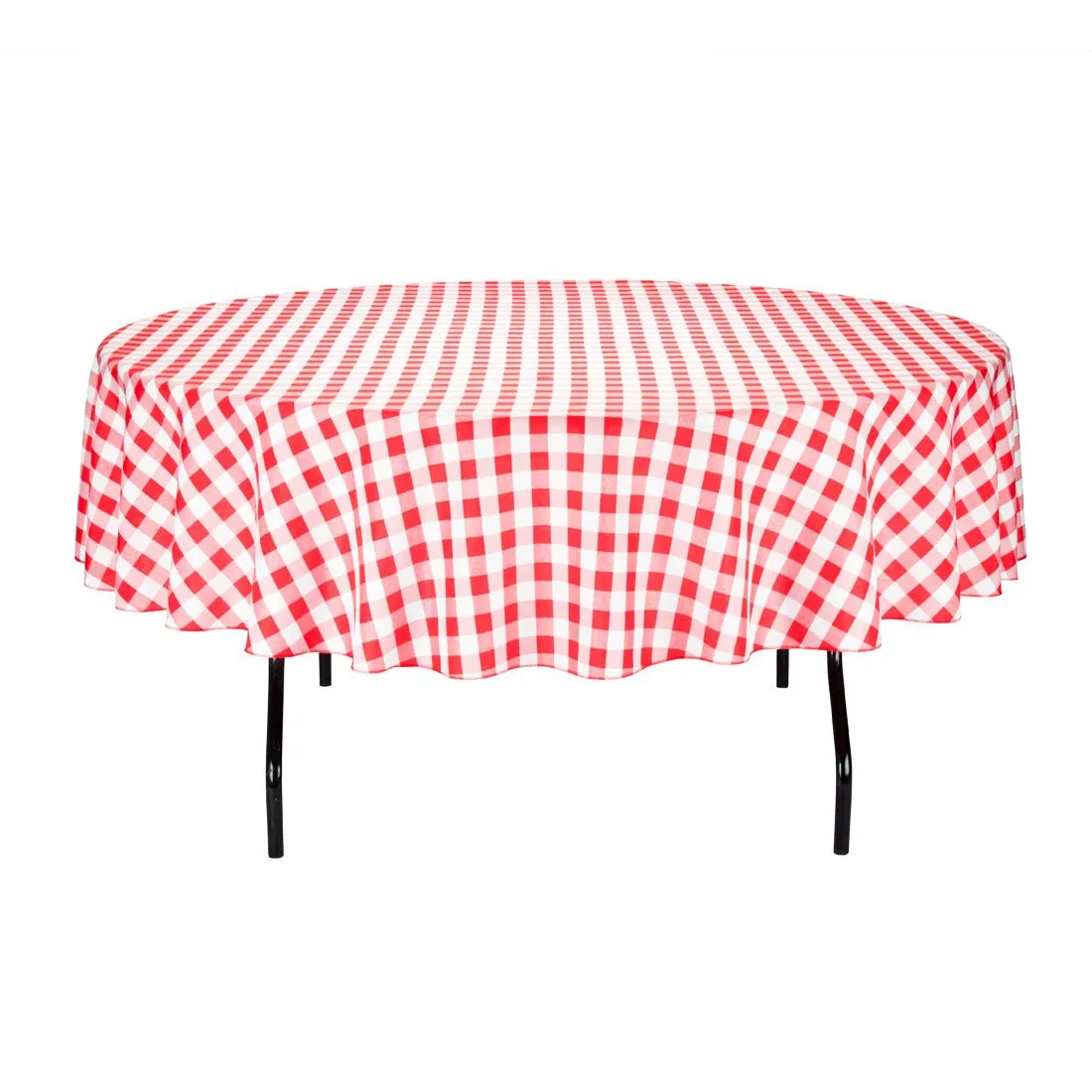 90 in. Round Tablecloth Checkered (4 Colors)