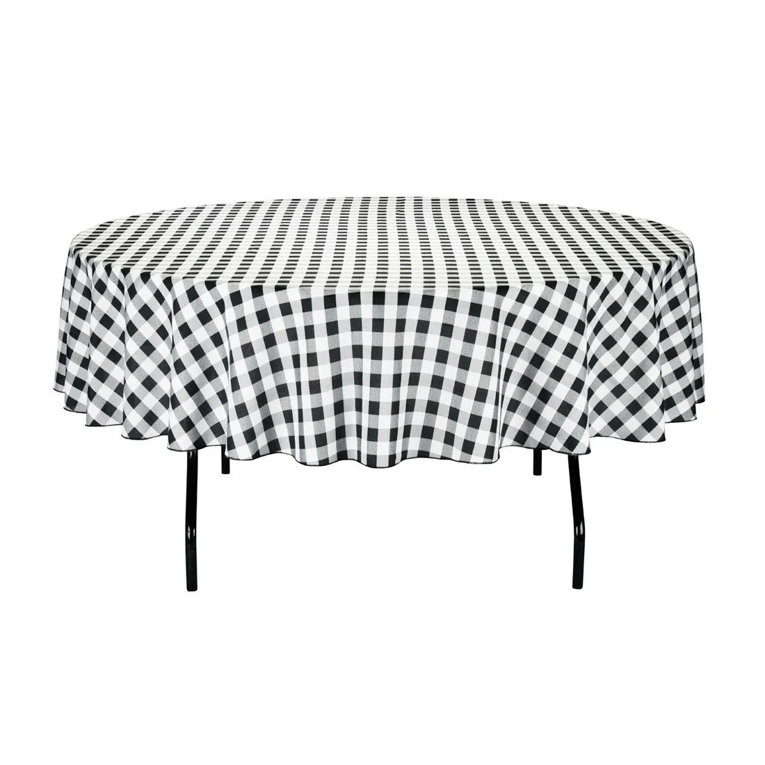 90 in. Round Tablecloth Checkered (4 Colors)