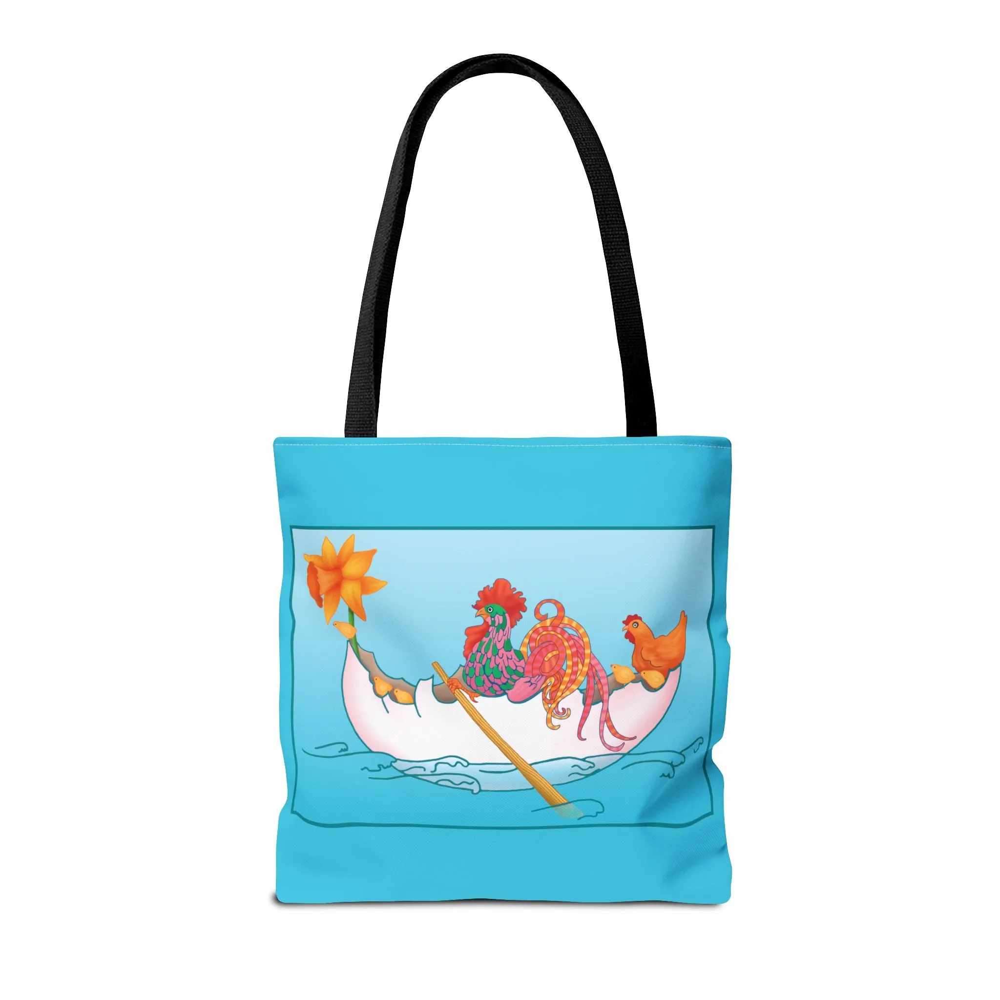 A Rooster's Seafaring Adventure Tote Bag (AOP)