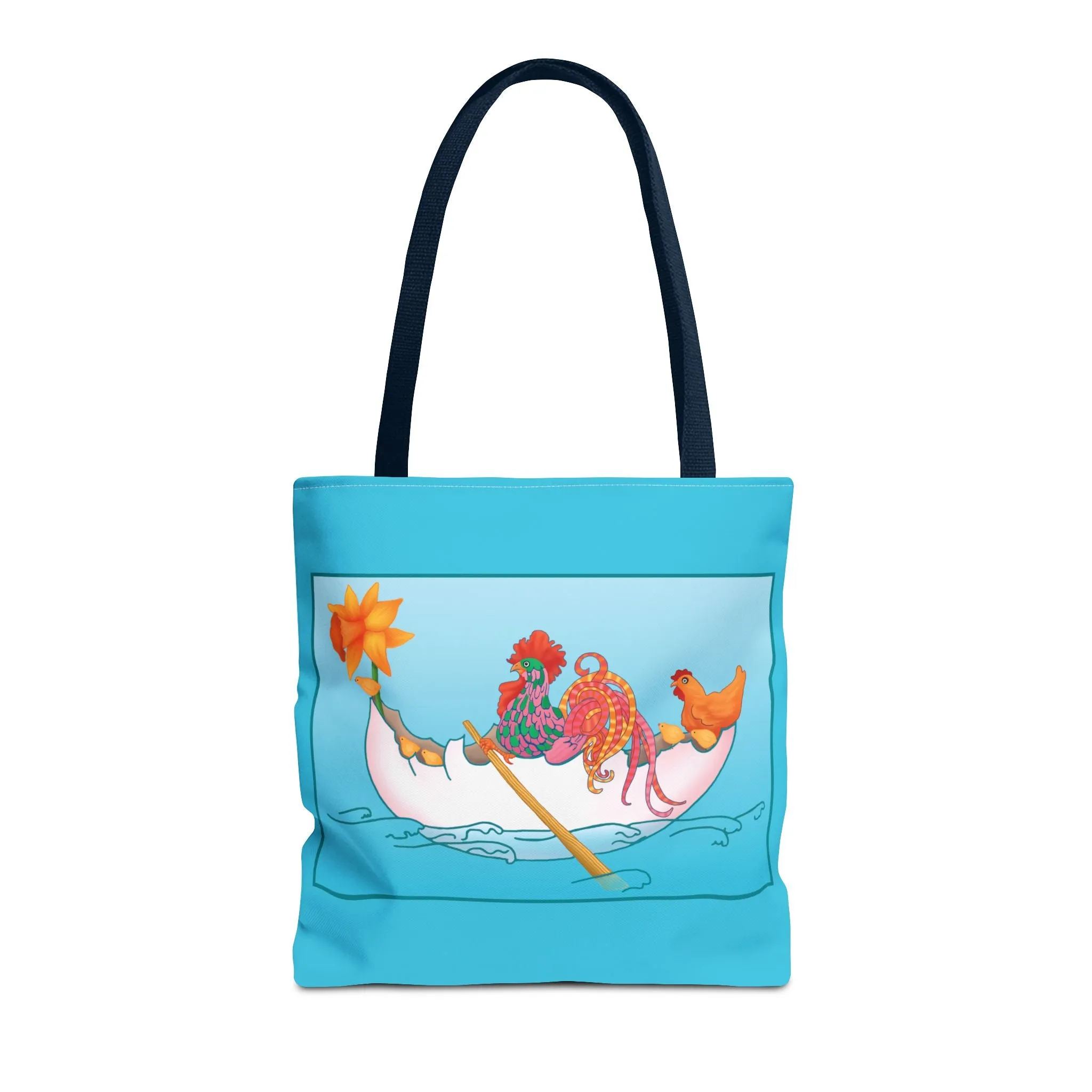 A Rooster's Seafaring Adventure Tote Bag (AOP)