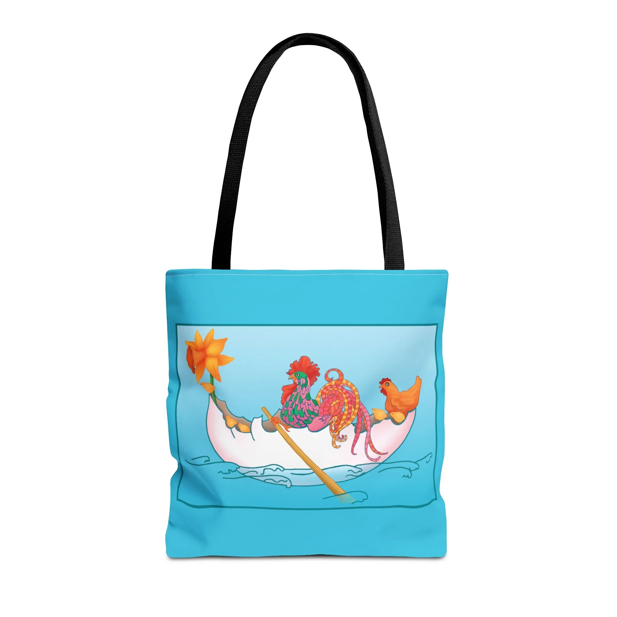 A Rooster's Seafaring Adventure Tote Bag (AOP)