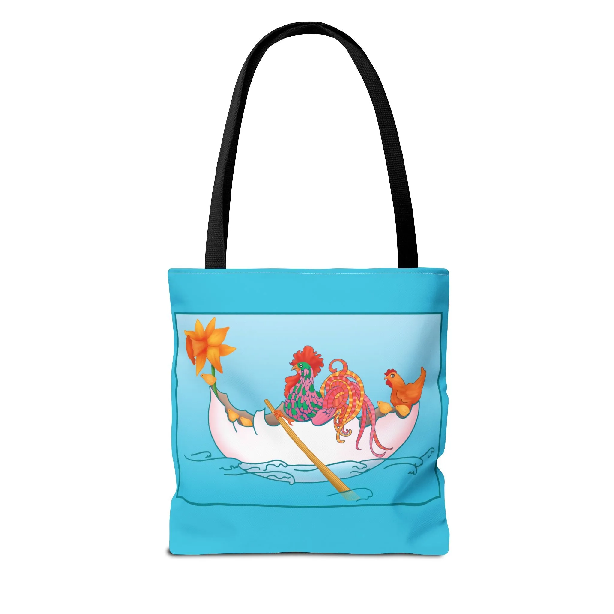 A Rooster's Seafaring Adventure Tote Bag (AOP)