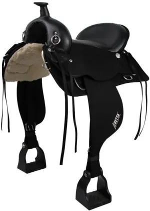 Abetta Brushpopper Trail Saddle 17 Black