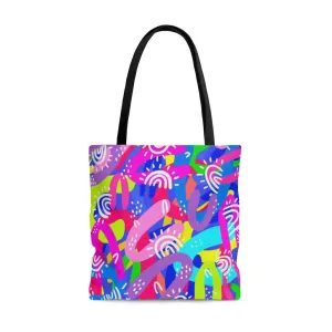 Abstract Digital AOP Tote Bag
