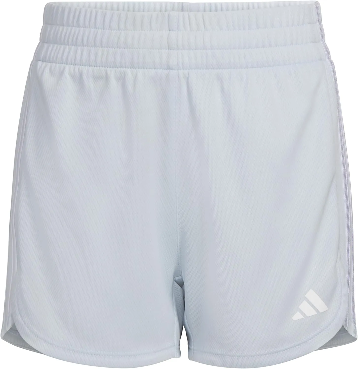 adidas Girls' 3-Stripes Mesh Shorts