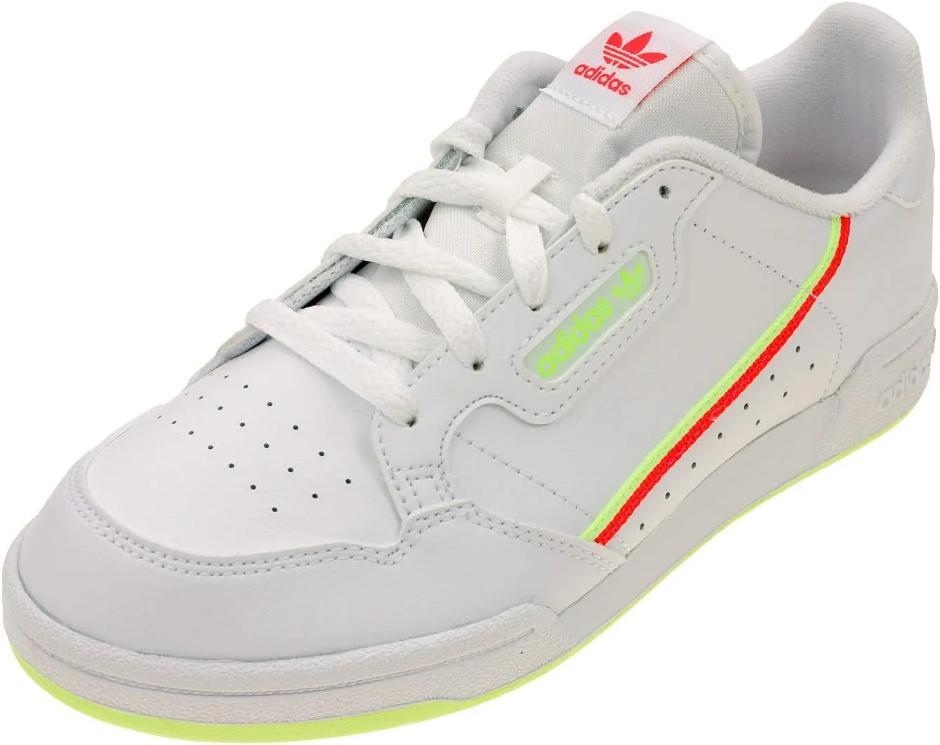 adidas Kids Continental 80 C Low Shoes FTWWHT,SHORED,HIREYE Size
