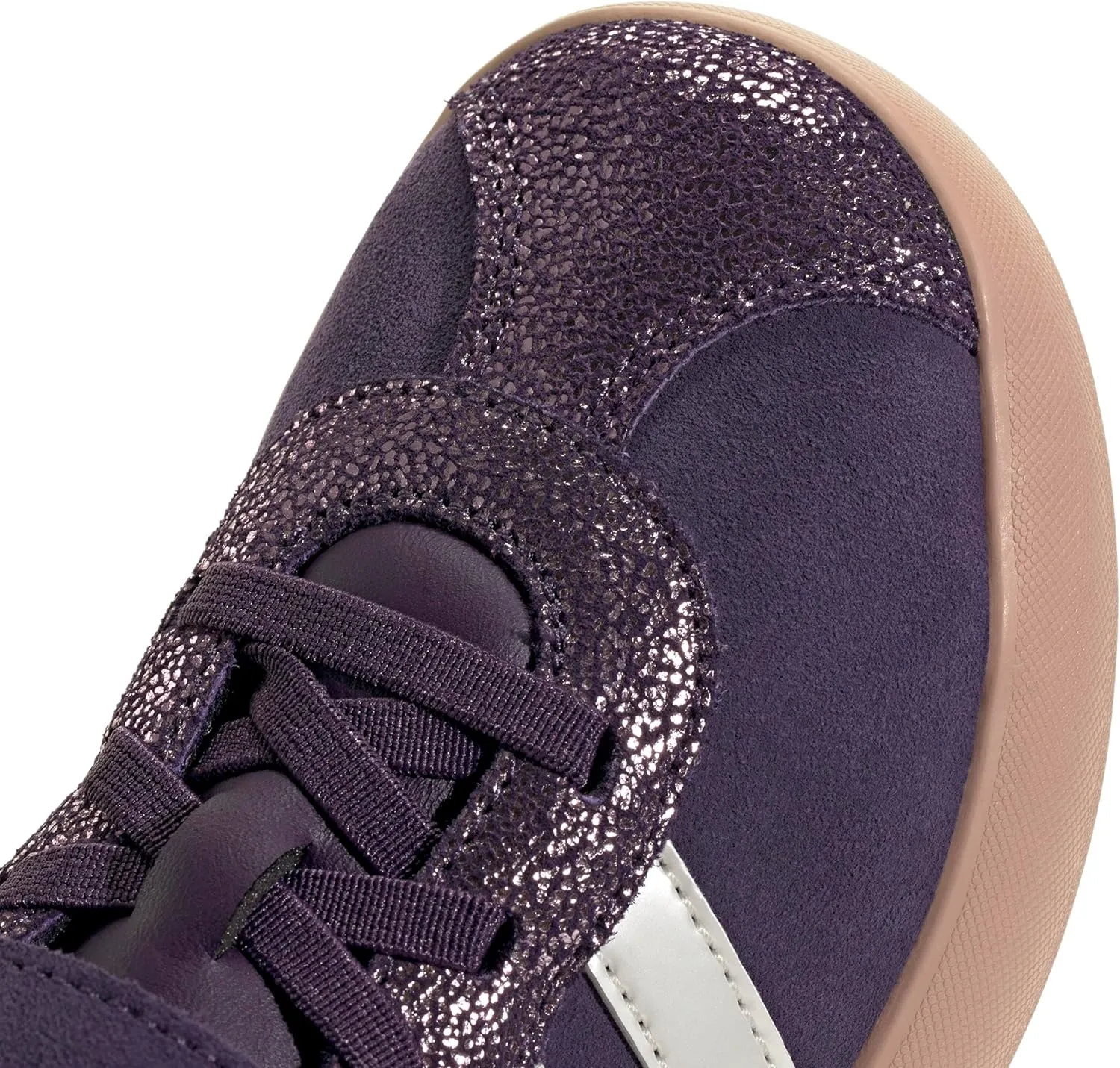 adidas Unisex-Child Vl Court 3.0 Elastic Lace & Strap Sneaker