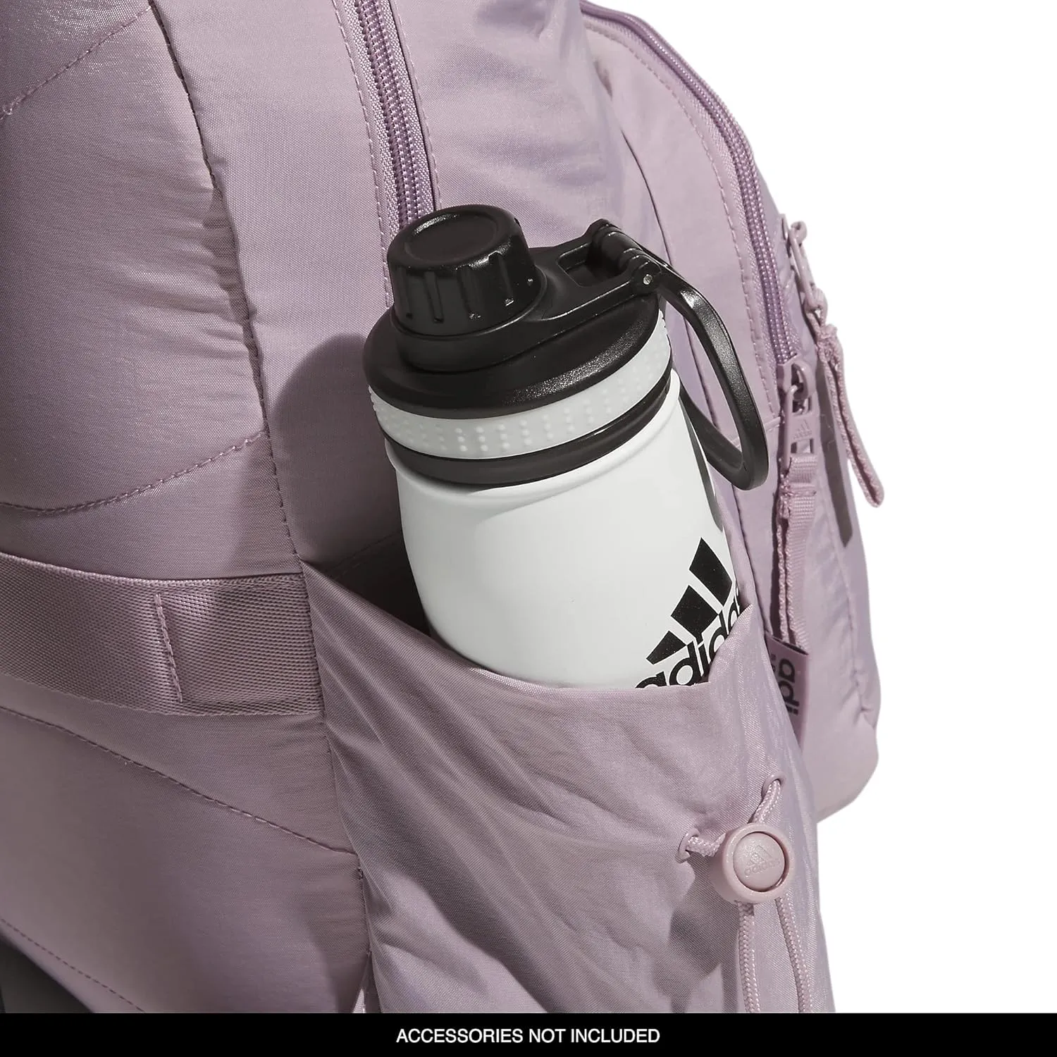 adidas Weekender Backpack (19L) Small Fashion Lightweight Durable Travel Bag, Preloved Fig Purple, One Size