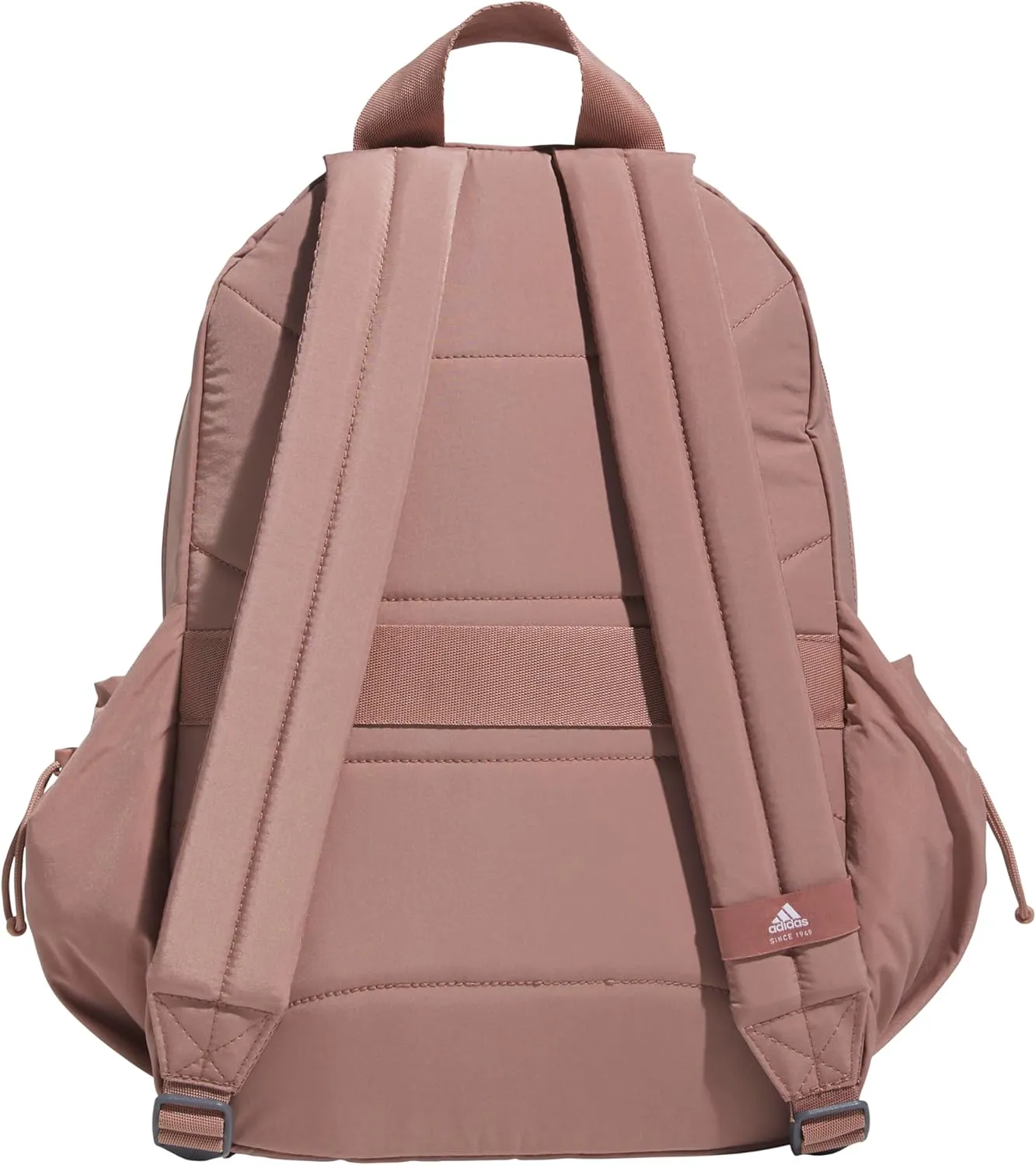 adidas Weekender Backpack (19L) Small Fashion Lightweight Durable Travel Bag, Warm Clay Pink, One Size