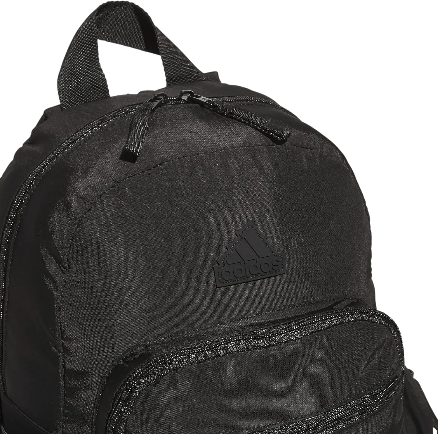 adidas Weekender Mini Backpack for Women and Men, Small Fashion Bag with Laptop Sleeve, Black, One Size
