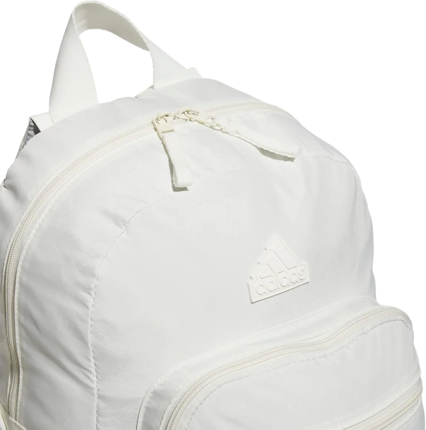 adidas Weekender Mini Backpack for Women and Men, Small Fashion Bag with Laptop Sleeve, Off White, One Size
