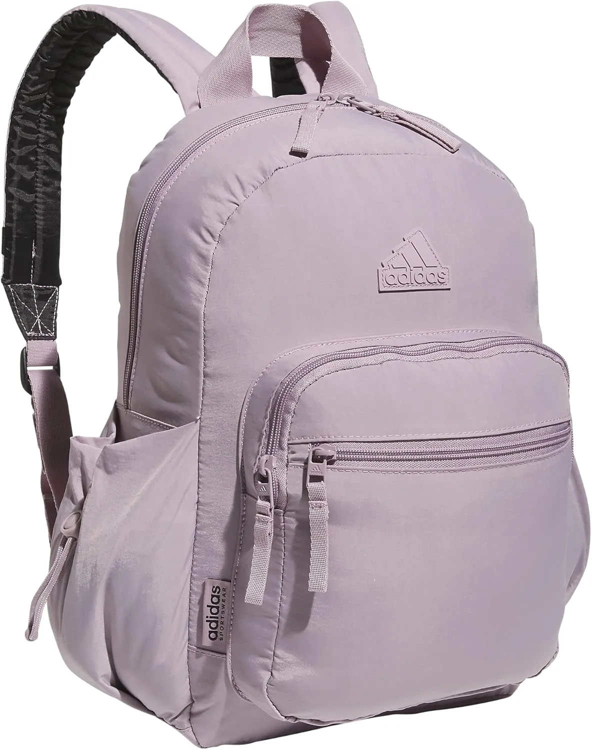 adidas Weekender Mini Backpack for Women and Men, Small Fashion Bag with Laptop Sleeve, Preloved Fig Purple, One Size