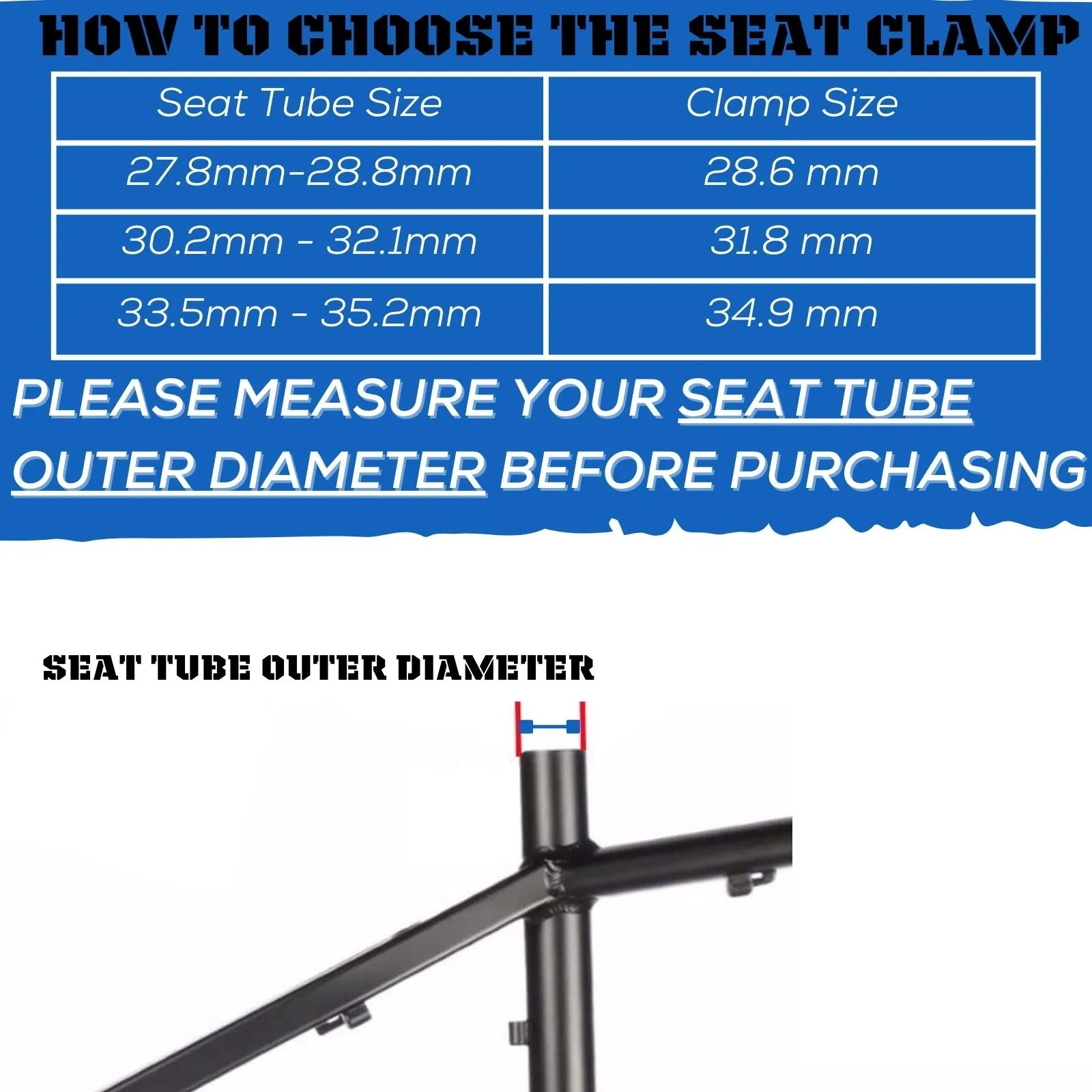 Adjustable Quick Release Seatpost Clamp