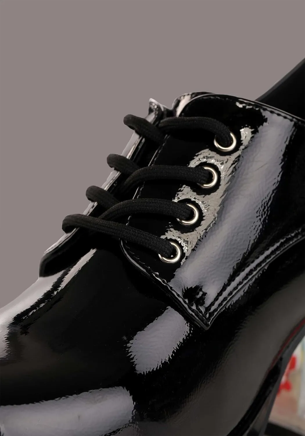 Adult Black or White Goldfish Platform Shoes | Costume Lace Up Footwear & Fishtank Heel | Retro Disco Party Shoes