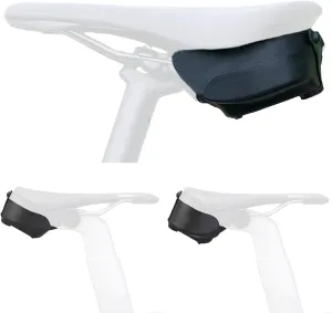 Aeroclam P2 Product Bundle, Aeroclam P2 Small - Medium Lower Section - Large Lower Section, Seat Bag Cycling Bike Saddle Bag Compact Under Seat Hard Shell Waterproof Aerodynamic for Mountain Road Bike Flat Top