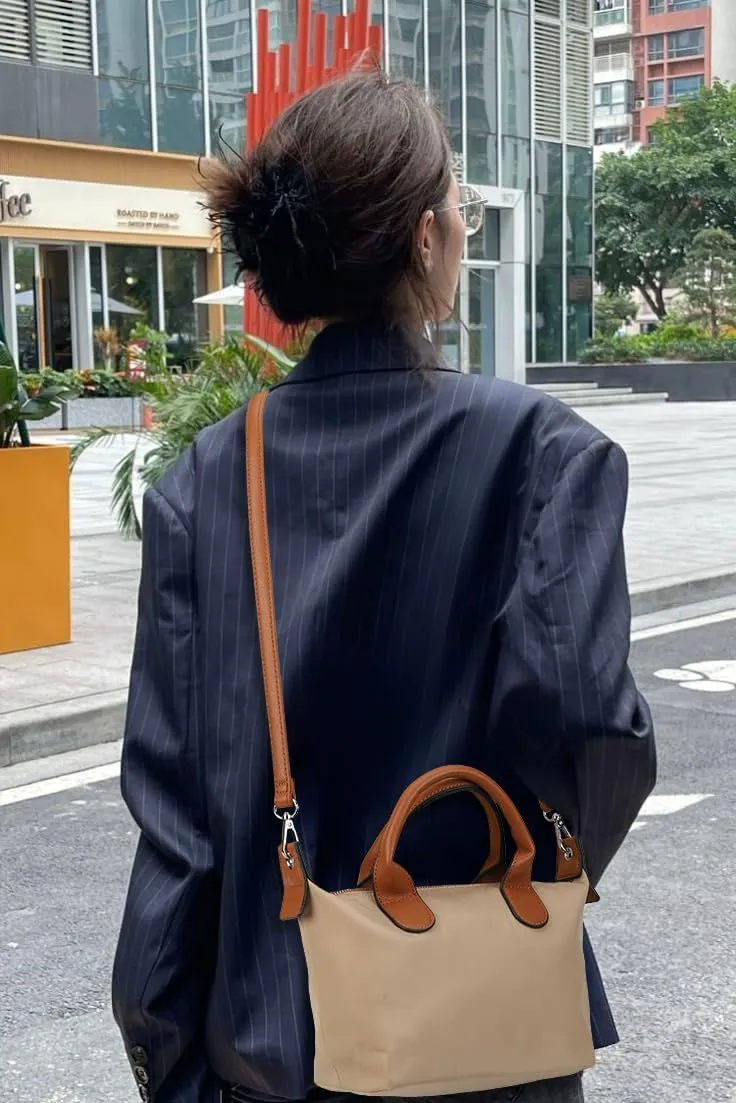 AFKOMST Nylon Crossbody Bags for Women Designer Small Shoulder Purse and Top-Handle Handbag with Large Capacity