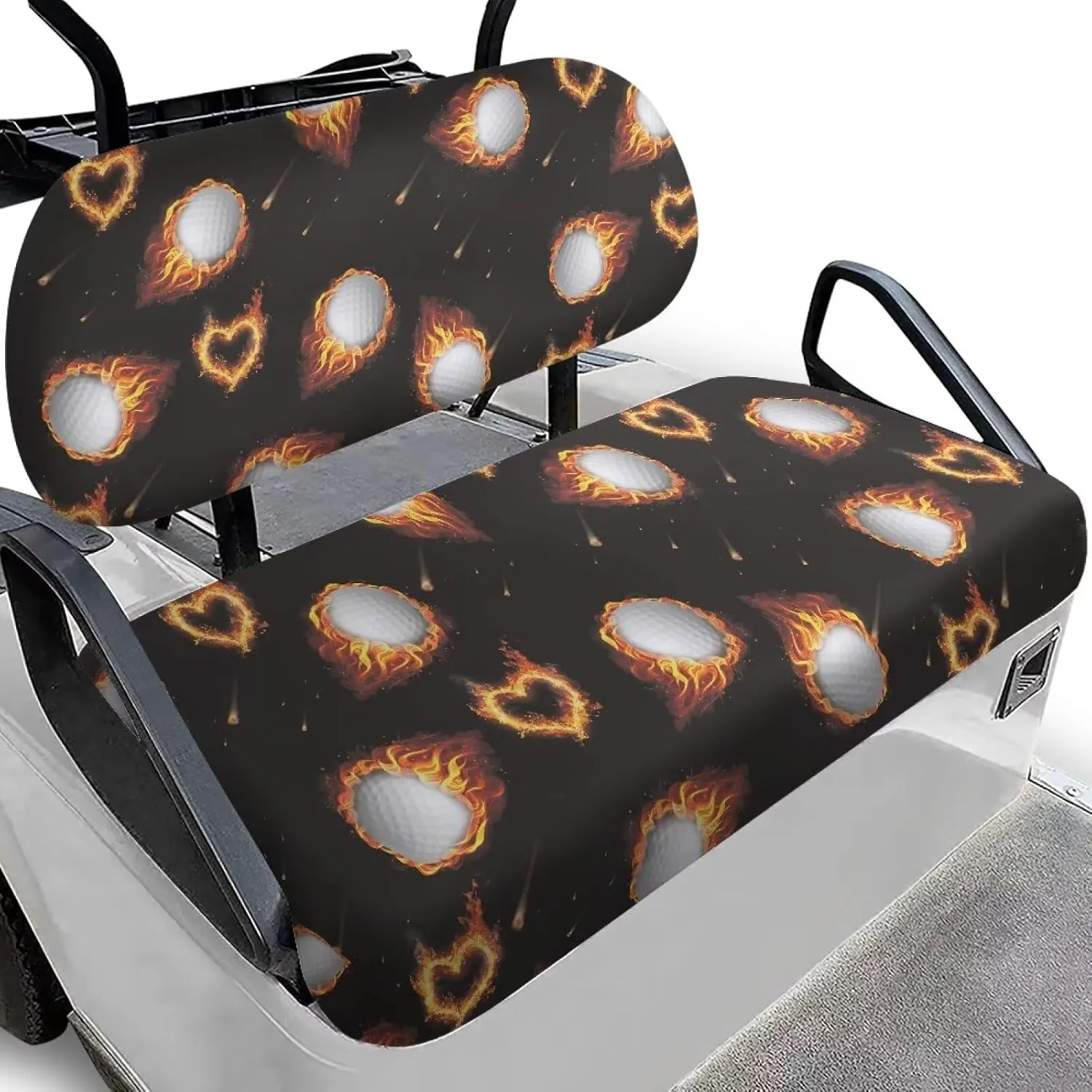 AFPANQZ Golf Cart Seat Cover for Summer - Breathable, Anti-Hot, Waterproof Easy to Install and Clean Golf Cart Blanket