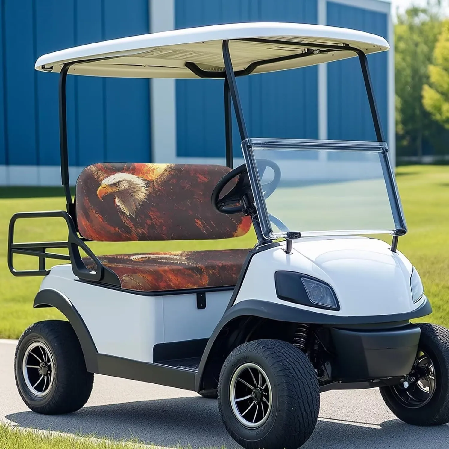 AFPANQZ Golf Cart Seat Cover for Summer - Breathable, Anti-Hot, Waterproof Easy to Install and Clean Golf Cart Blanket