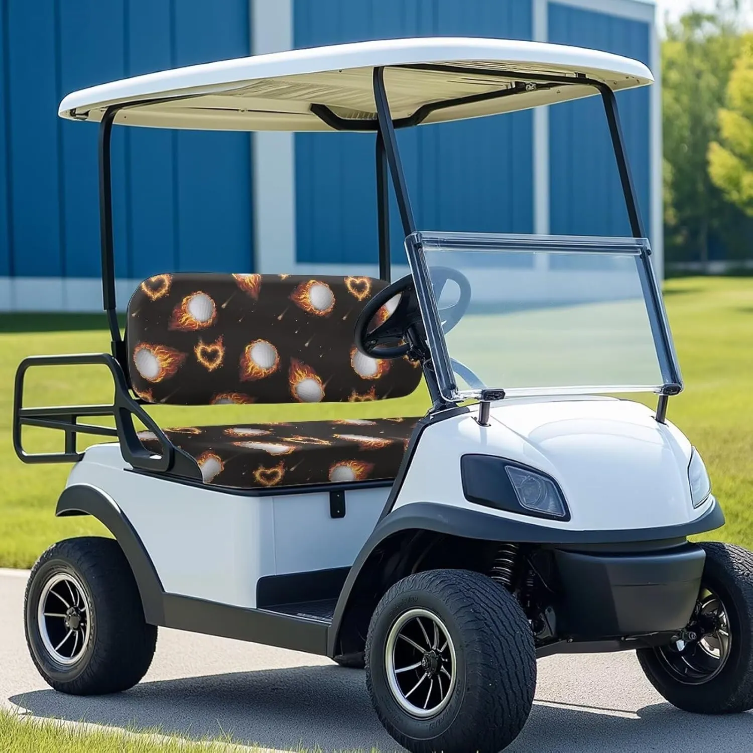 AFPANQZ Golf Cart Seat Cover for Summer - Breathable, Anti-Hot, Waterproof Easy to Install and Clean Golf Cart Blanket
