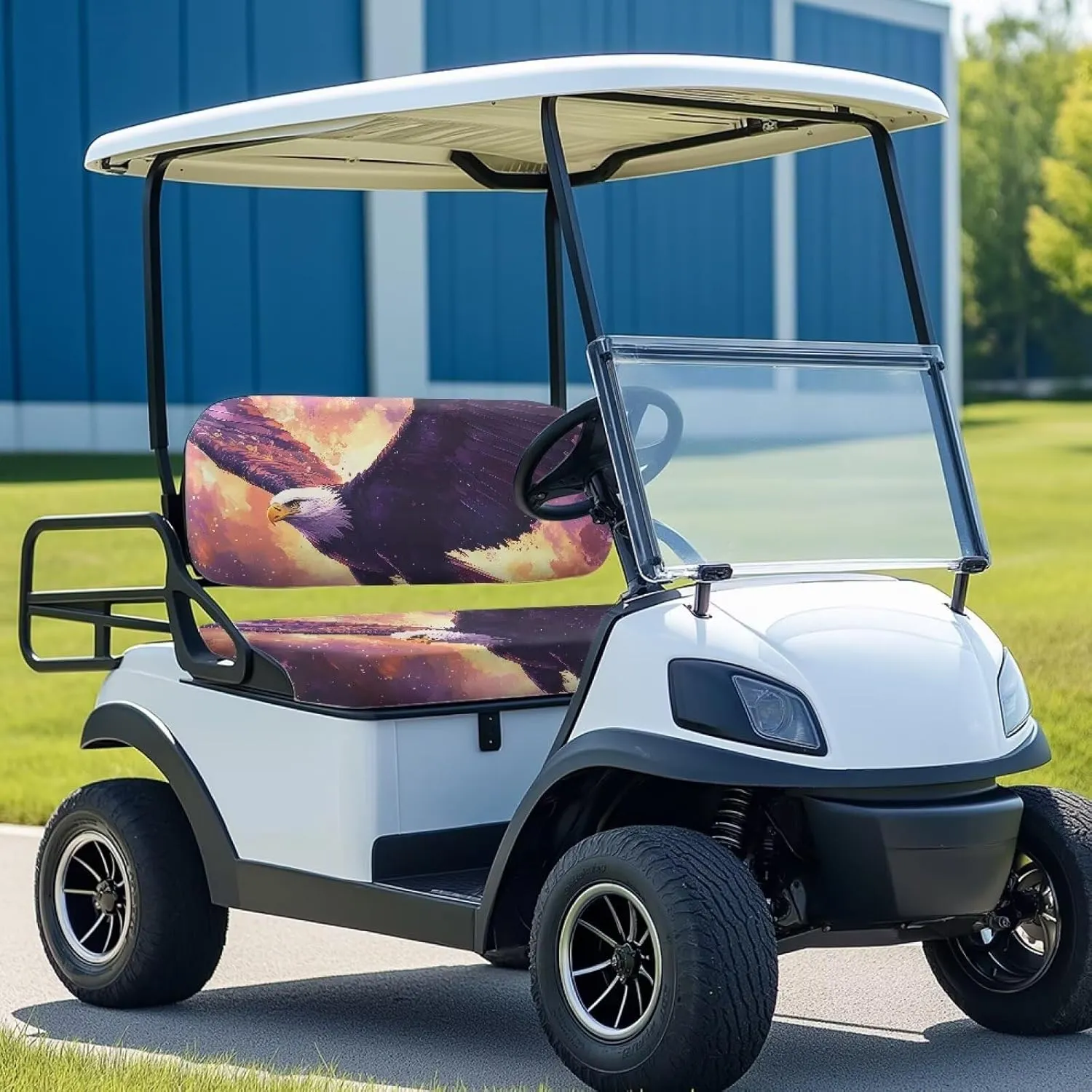 AFPANQZ Golf Cart Seat Cover for Summer - Breathable, Anti-Hot, Waterproof Easy to Install and Clean Golf Cart Blanket