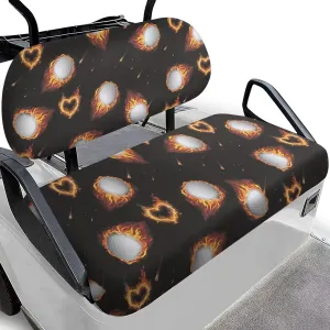 AFPANQZ Golf Cart Seat Cover for Summer - Breathable, Anti-Hot, Waterproof Easy to Install and Clean Golf Cart Blanket