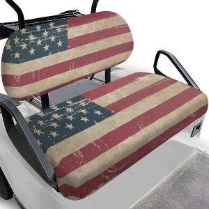 AFPANQZ Universal Golf Cart Seat Cover - Fits Most 2-Person Golf Carts Easy to Install, Club Car Decoration & Protection