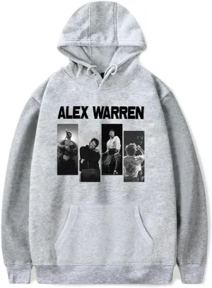 Alex Warren Merch Photo Hoodie Fashion Men Women Long Sleeve Sweatshirt Pullover Top
