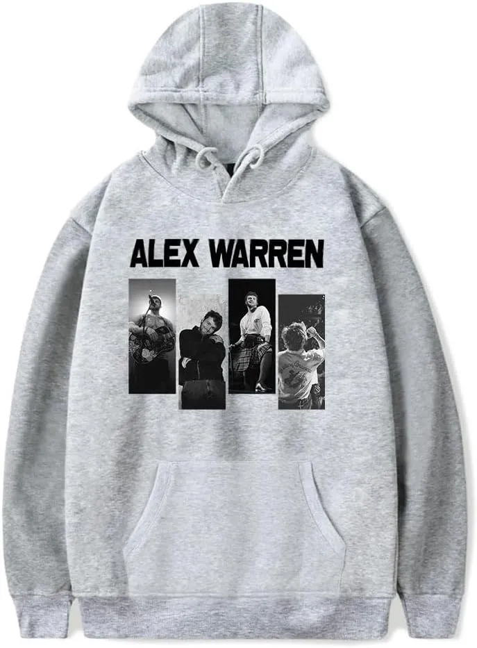 Alex Warren Merch Photo Hoodie Fashion Men Women Long Sleeve Sweatshirt Pullover Top