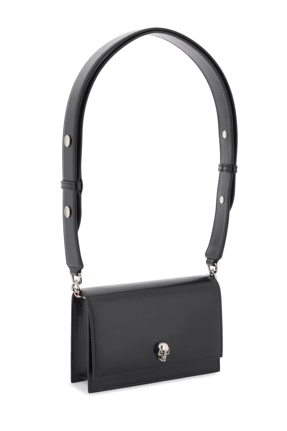 Alexander mcqueen small leather skull bag