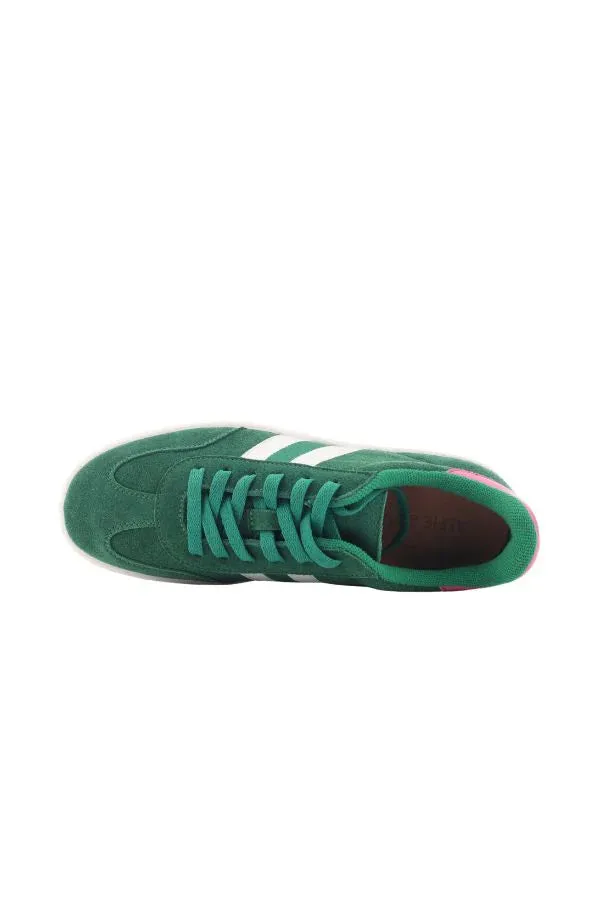 Alfie & Evie Attitude Forest/White/Pink Sneaker