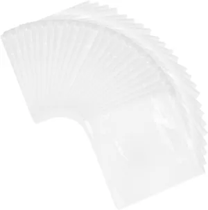 Alipis 100pcs Self-seal Zipper Pouches Sealed Storage Bags for Jewelry Electronics Cosmetics Pvc Material Easy to Carry