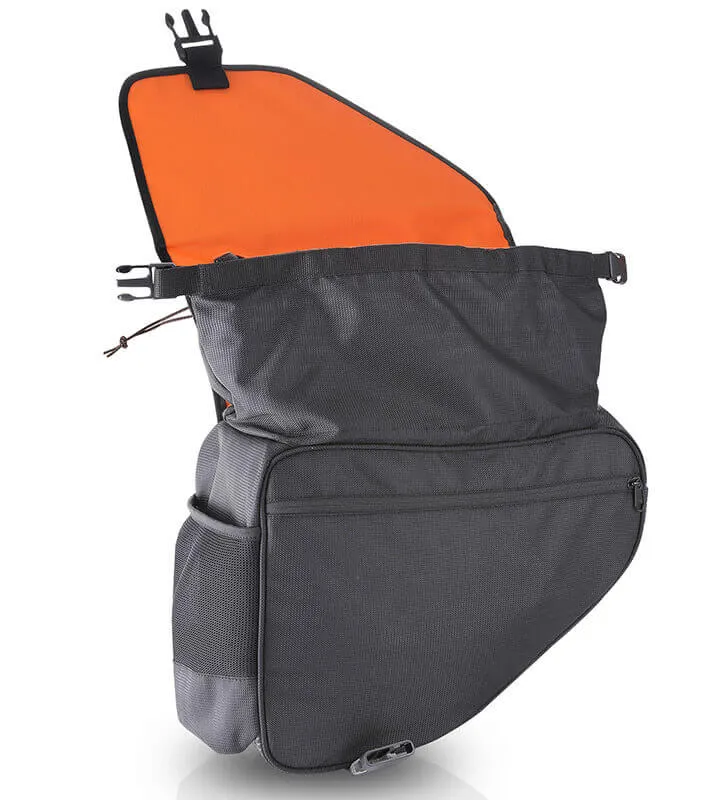 Alpha Semi Hard Waterproof Sports Panniers (For Up-Swept Exhausts) (50Ltrs) by Guardian Gears