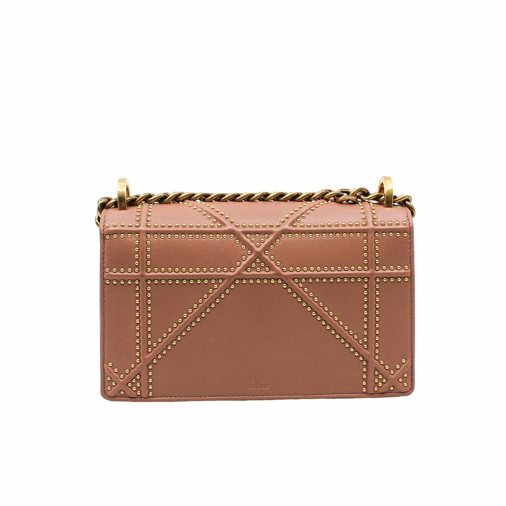 ama small leather beige pink ghw