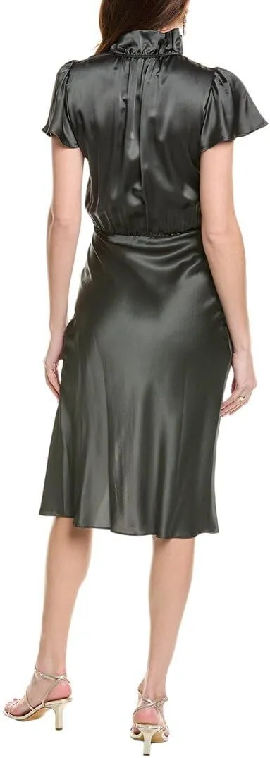 Amanda Uprichard Victoria Silk Midi Dress