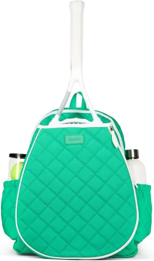 Ame & Lulu Game On Tennis Backpack - Contains Padded & Adjustable Straps - Two Exterior Water Bottle Pockets