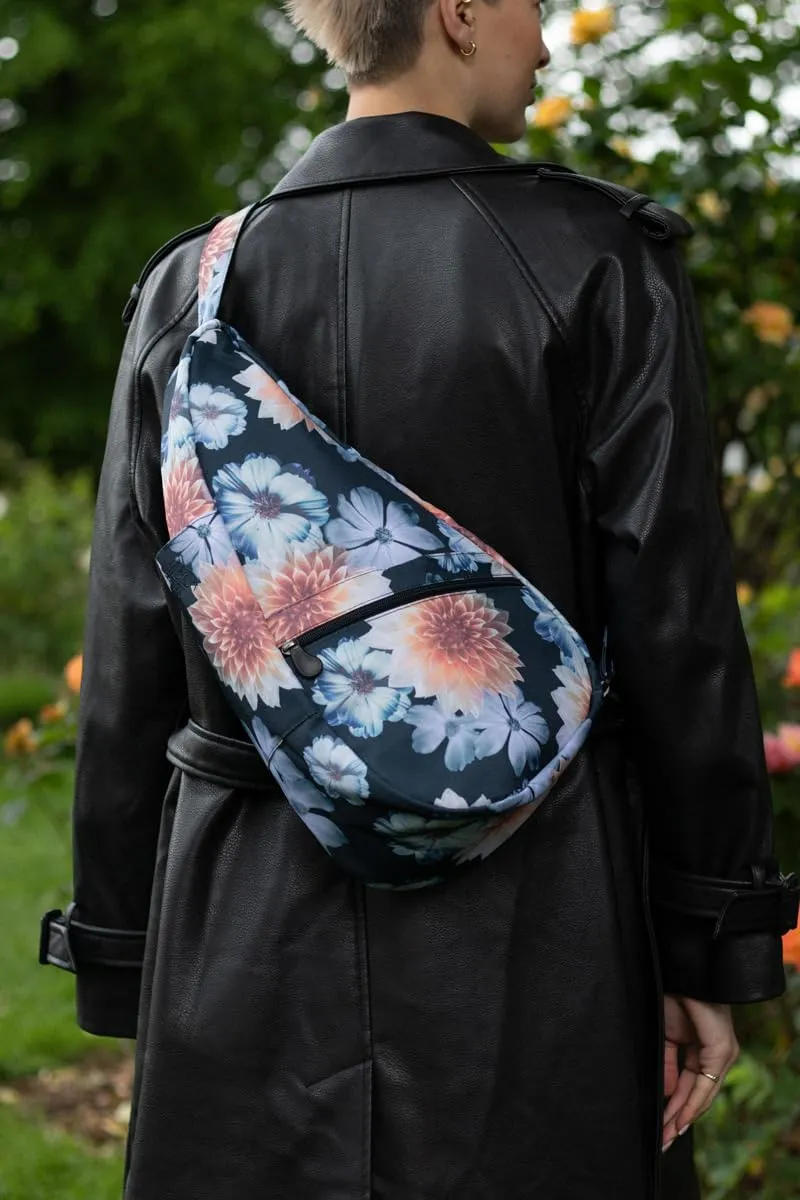 AmeriBag 17" Print Crossbody Sling Healthy Back Bag
